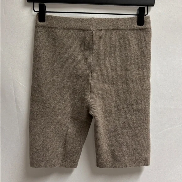 NAADAM Cashmere Biker Shorts Tan Size Small